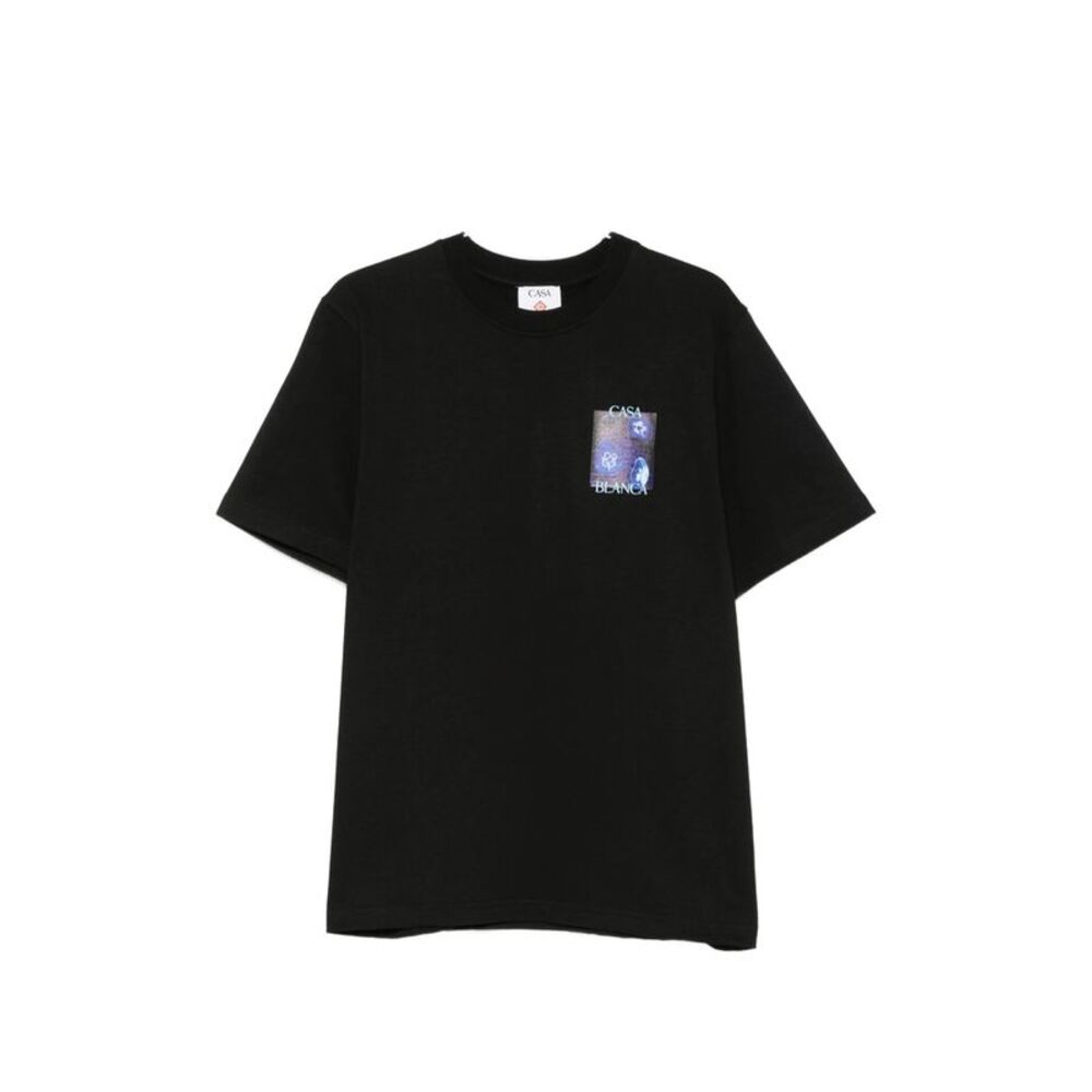 Casablanca Black T-Shirts & Vests - T-Shirts Men